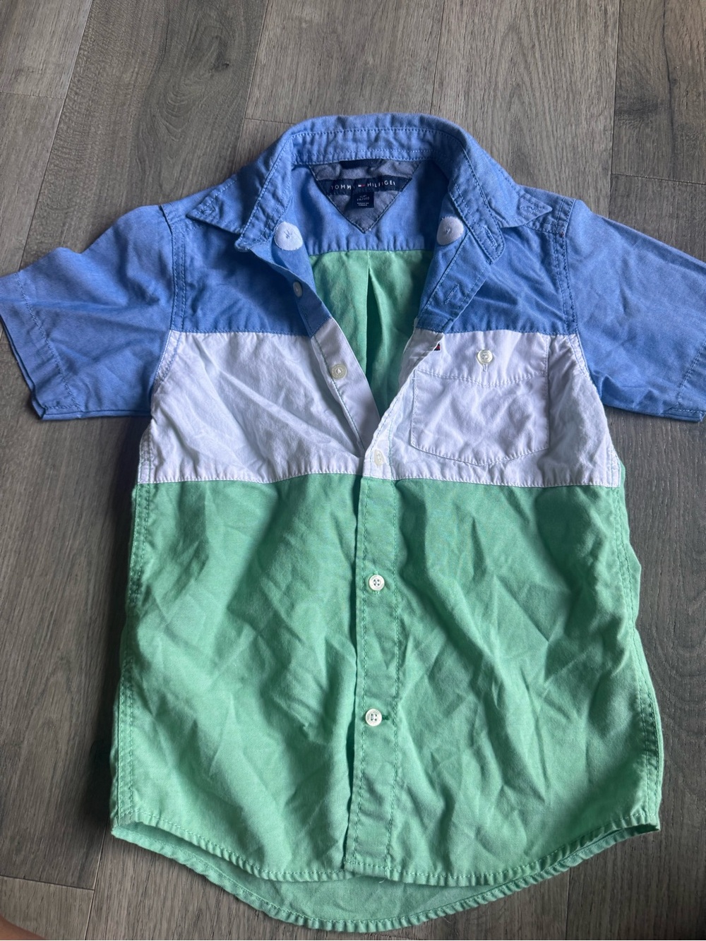 Kids Tommy Hilfiger Button- Up
